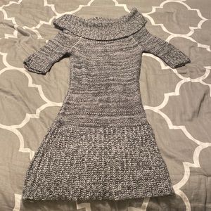 Planet Gold Size Small Black and White Sweater Dress